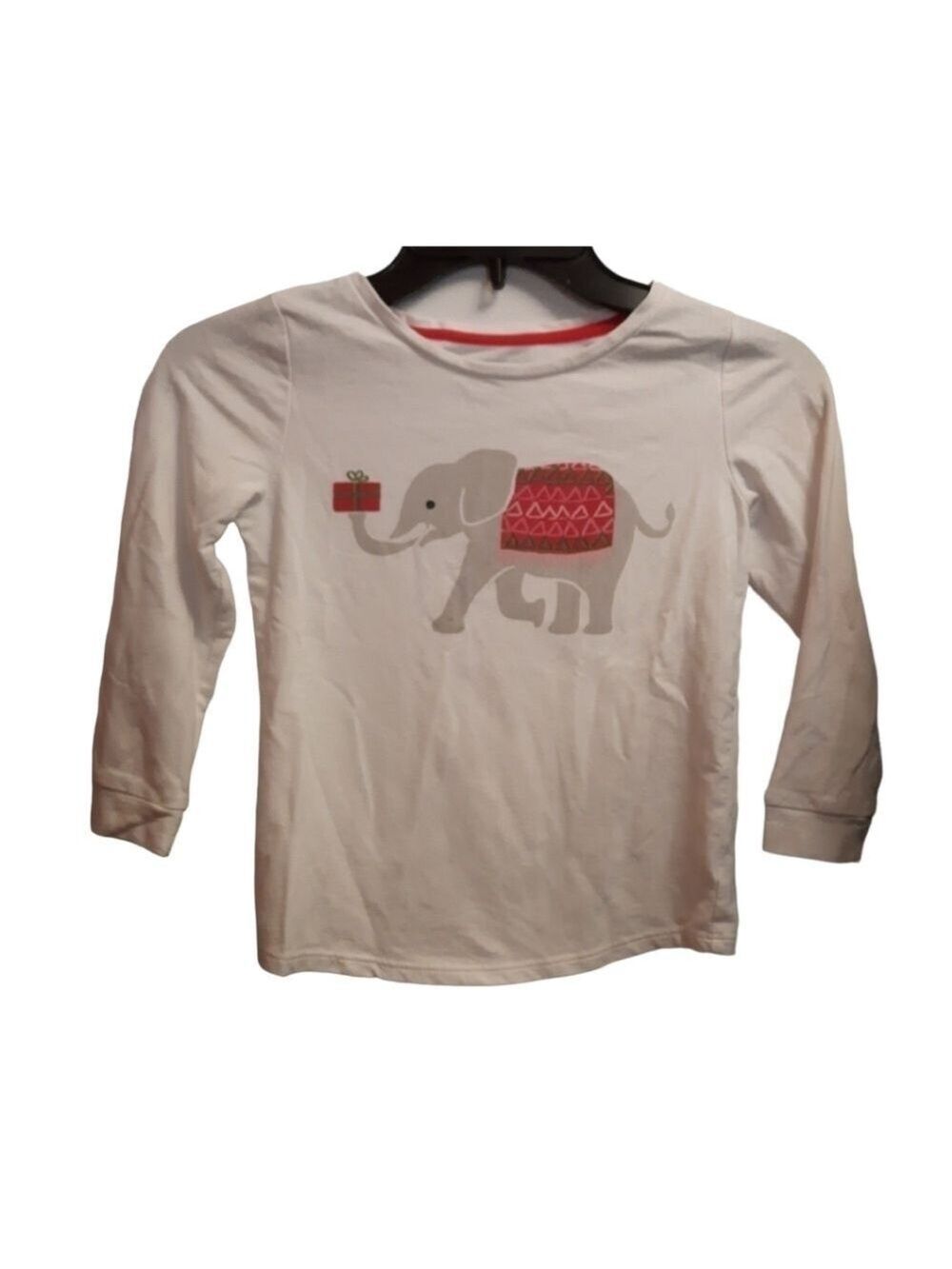 Crown & Ivy Girls White Long Sleeve Tee Size Small